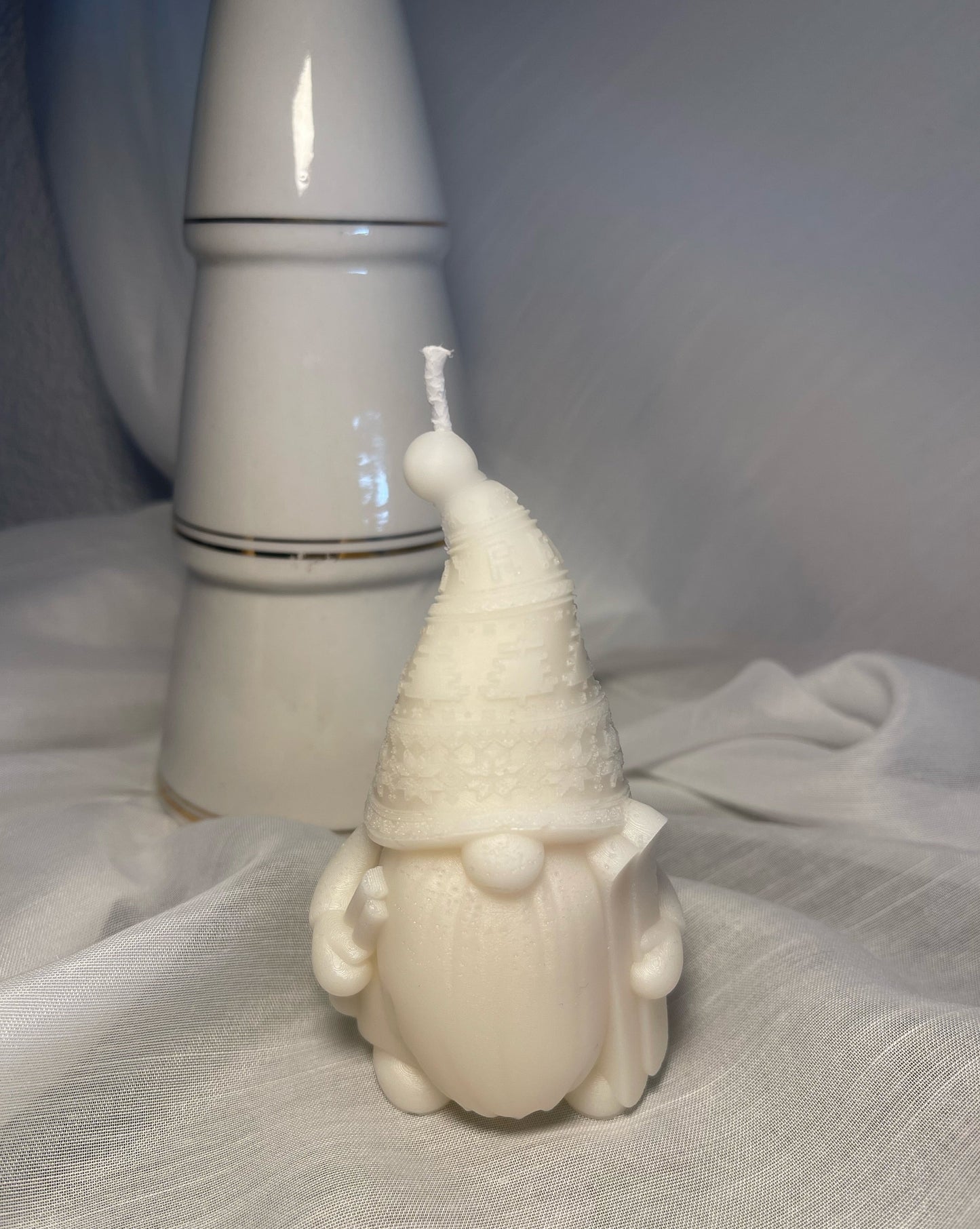 Snow Gnom Candle
