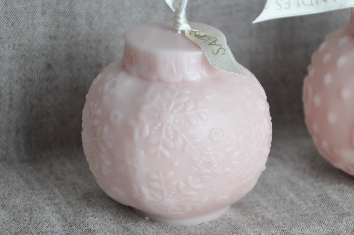 Christmas Bauble Candle #1
