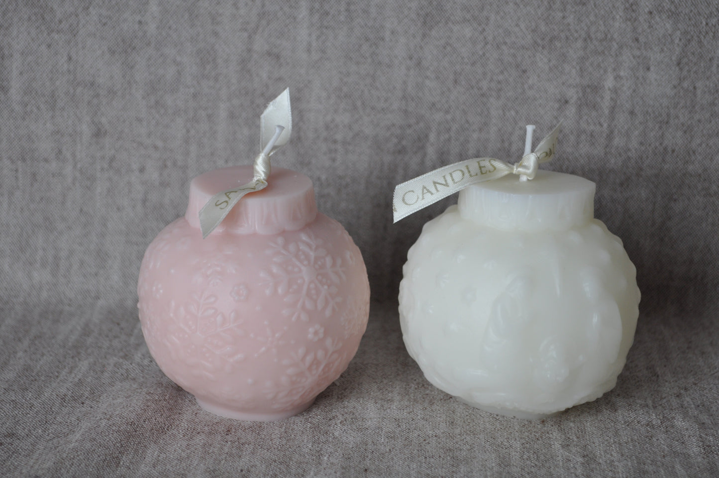 Christmas Bauble Candle #1