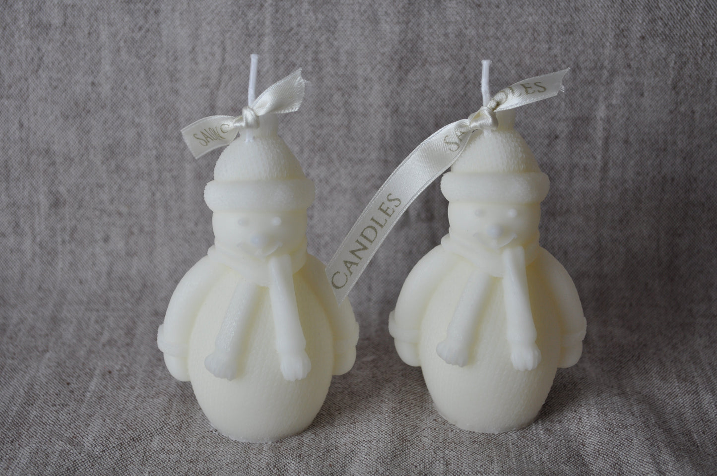 Snowman Candle