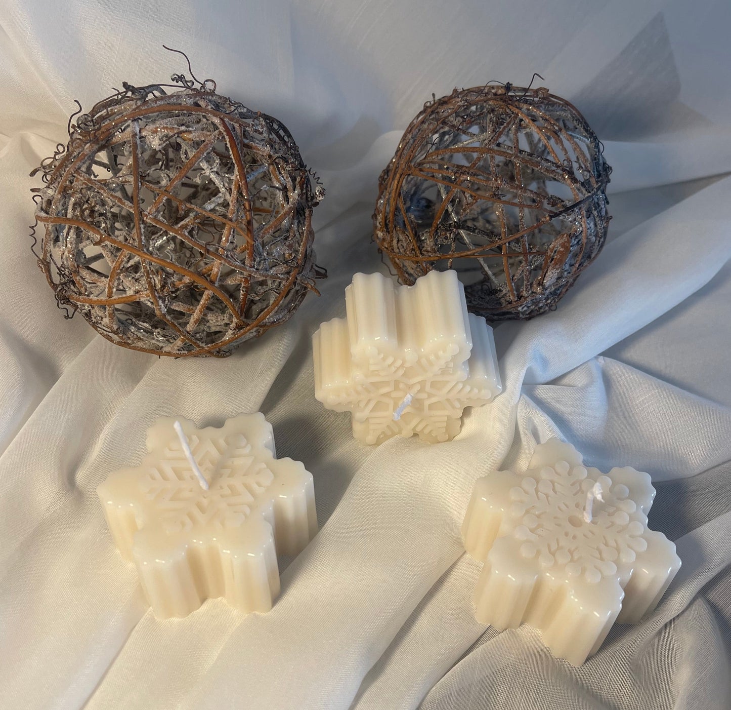 Snowflake Candle