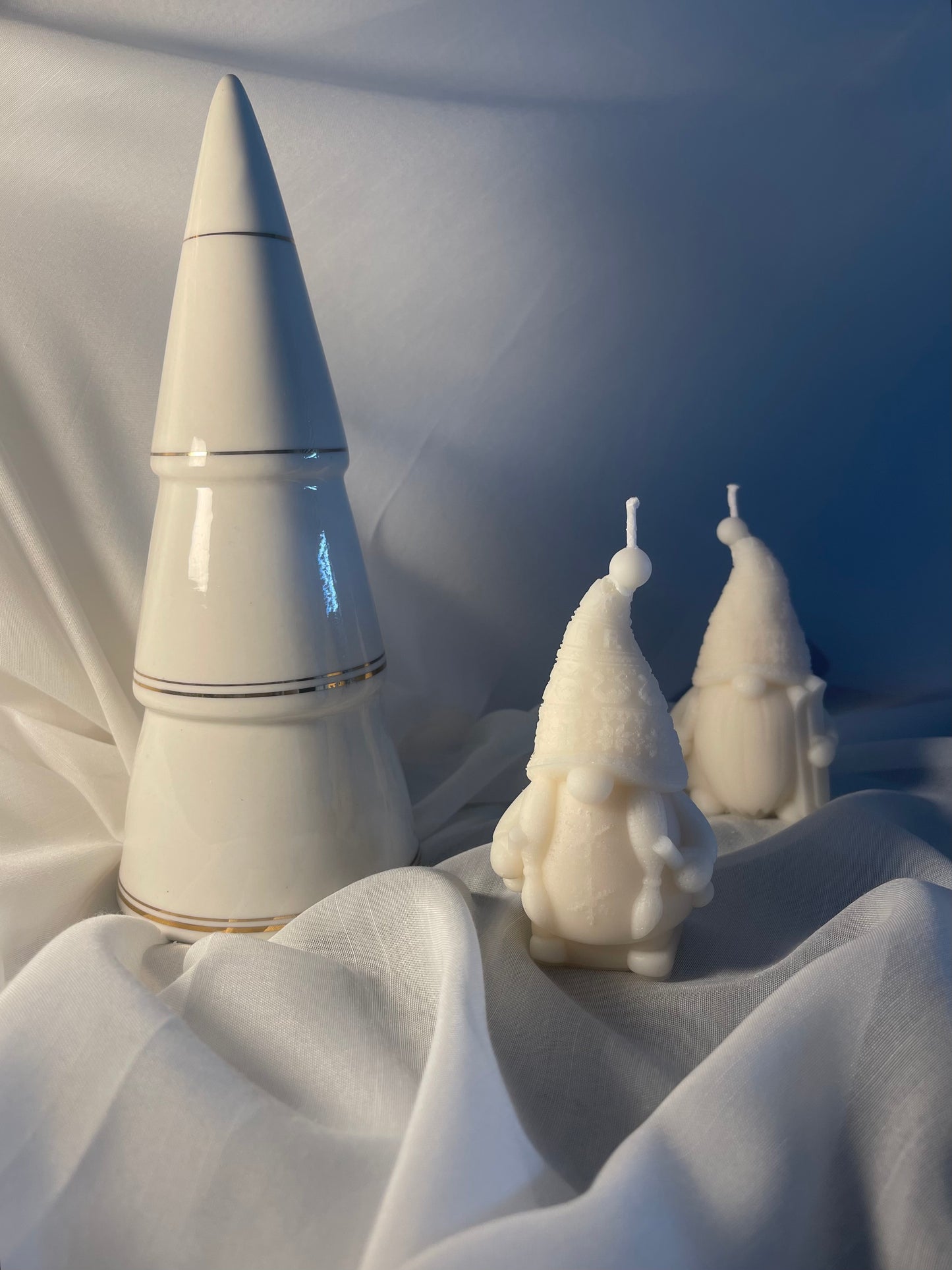 Snow Gnom Candle