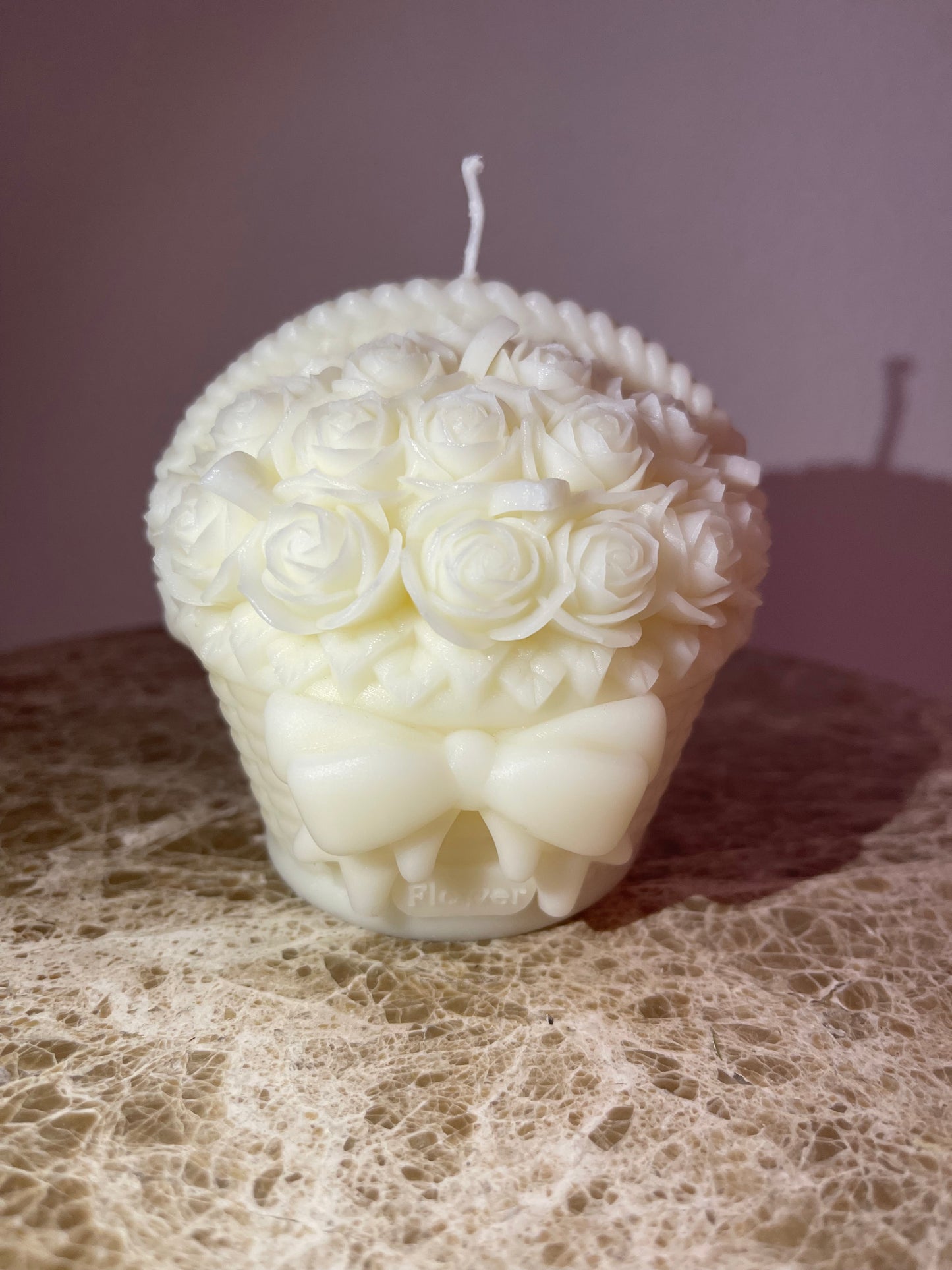 Flower Basket Candle