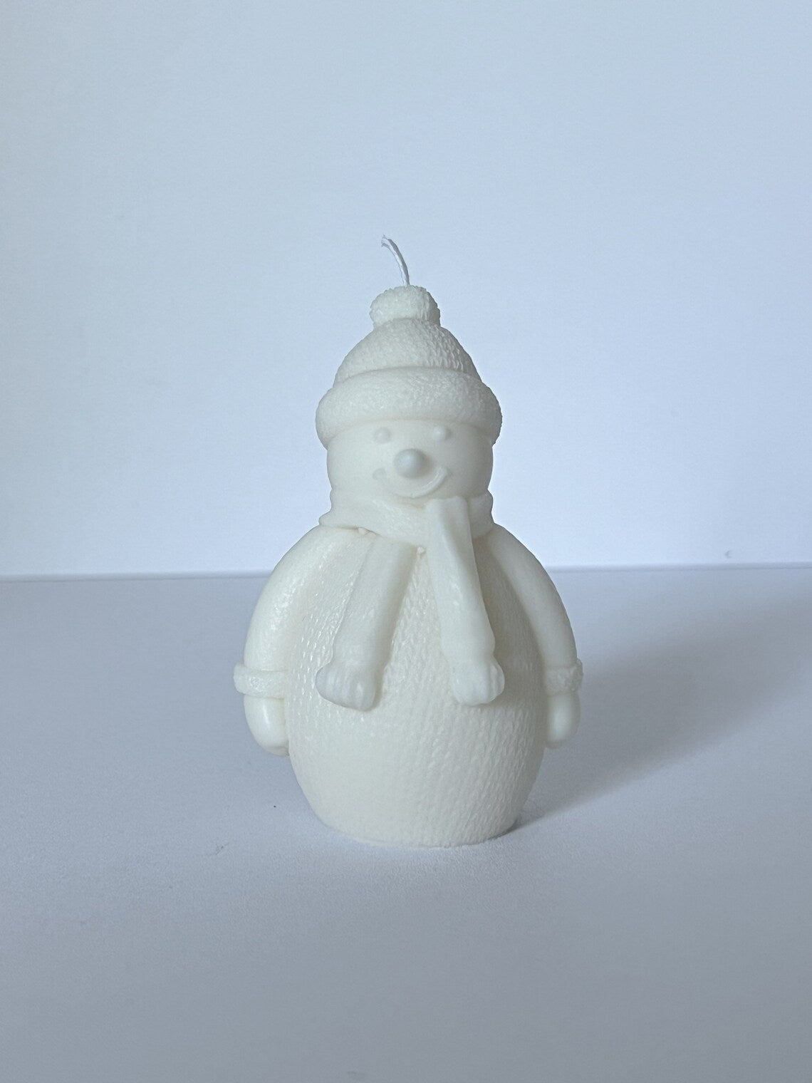 Snowman Candle